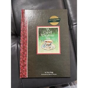 A Cup of Christmas Tea by Tom Hegg 1982 Hardcover Autographed Edition